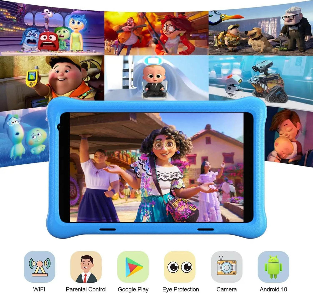 8Inch Kids Tablet Android 11 with Quad-Core 2GB RAM 32GB Storage & Eye-Protection Display