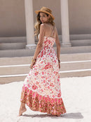 Printed Scoop Neck Cami Dress