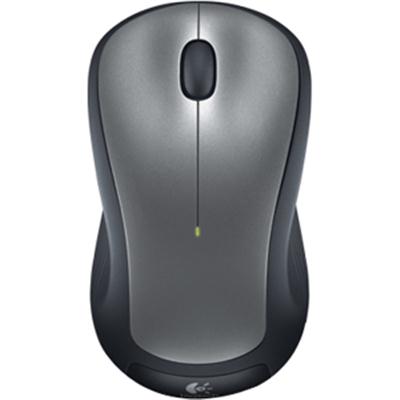 Logitech M310 Wireless Mouse - Full-Size Contoured Design in Sleek Silver Finish