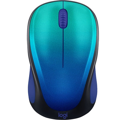 Logitech Design Collection Wireless Mouse - Blue Aurora, Ergonomic Comfort & Stylish Performance