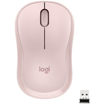 Logitech M220 Silent Wireless Mouse - Optical 1000 DPI, 2.4 GHz, Rose Color
