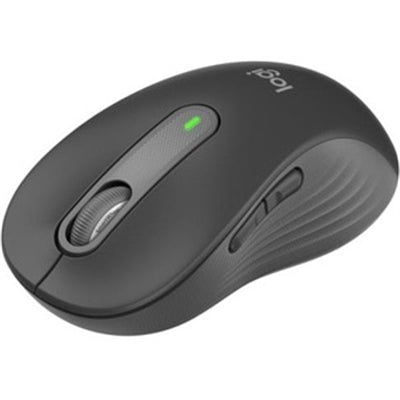Logitech Signature M650 Wireless Mouse - Ergonomic Graphite Design for Business Use