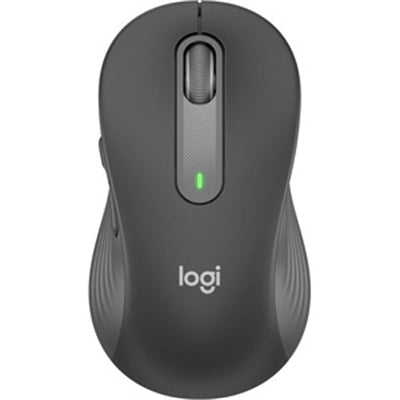 Logitech Signature M650 L Wireless Mouse - Ergonomic Graphite Design for Business, Brown Box Packaging