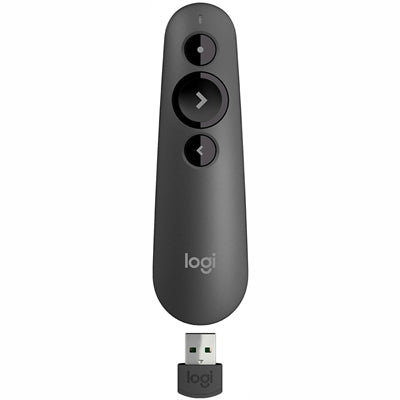 Logitech R500 Wireless Presenter Remote With Laser Pointer - Effortless Control For Impactful Presentations