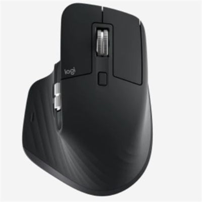 Logitech MX Master 3S Wireless Mouse with BOLT Receiver - High-Precision Ergonomic Black Design