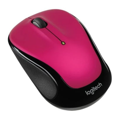 Logitech M325S Wireless Mouse - Stylish Brilliant Rose, Compact Ergonomic Design for Comfort