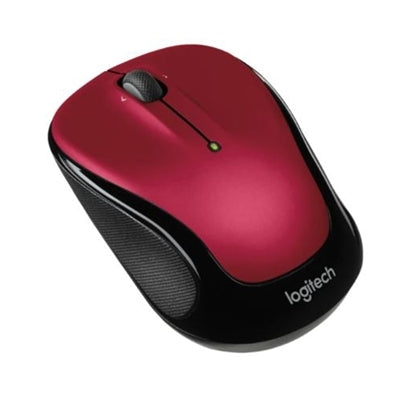 Logitech M325S Wireless Mouse - Compact Red Design, Perfect for Portable Laptops