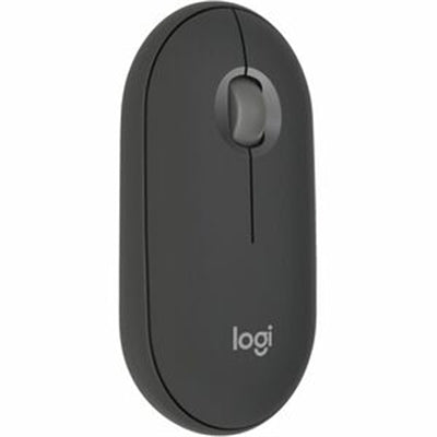 Logitech M350s Pebble Wireless Mouse - Tonal Graphite, Sleek, Silent, and Ultra-Portable Design