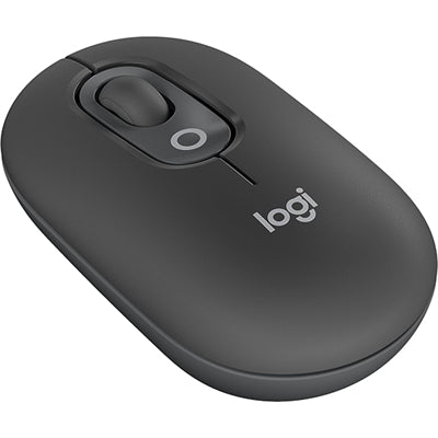 Logitech POP Wireless Mouse in Graphite - Stylish, Versatile Design for Daily Use