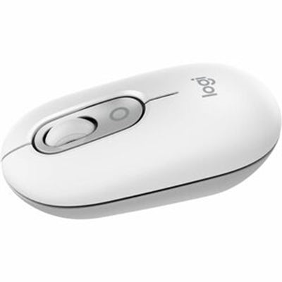 Logitech Core Pop Mouse in Offwhite - Stylish Wireless Mouse for Comfort and Precision