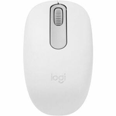 Logitech M196 Wireless Bluetooth Mouse - Optical, 1000 DPI, Off White, 32.81 ft Range, Symmetrical Design