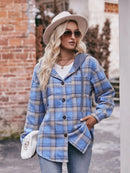 Oversized Plaid Button Up Shacket