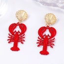 18K Gold-Plated Stainless Steel Drop Earrings