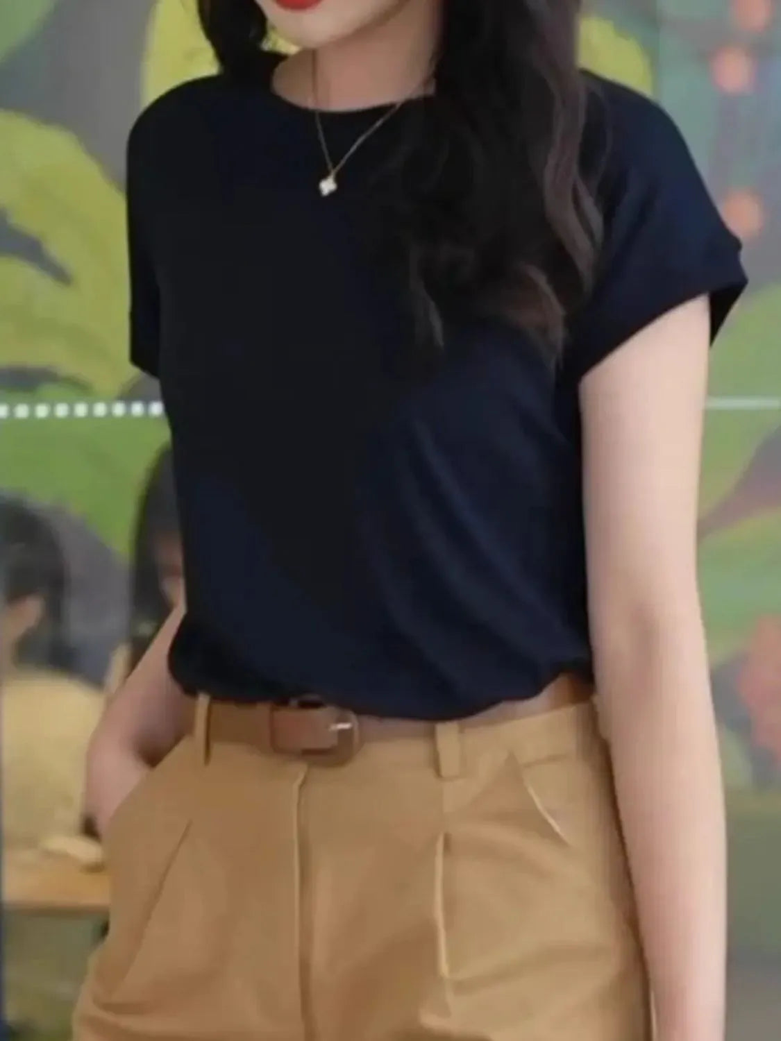 Round Neck Short Sleeve T-Shirt
