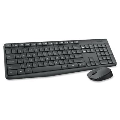 Logitech MK235 Wireless Keyboard And Mouse Combo - Full-Size, Durable, Long Battery Life