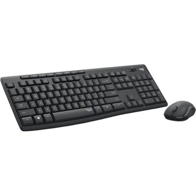 Logitech MK295 Silent Wireless Keyboard & Mouse Combo - 90% Less Noise, 2.4GHz Connection, Spill-Proof Design