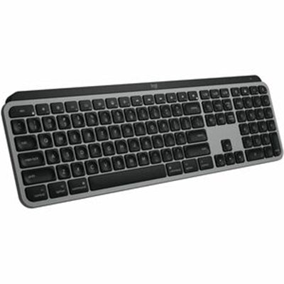 Logitech MX Keys S Wireless Keyboard for Mac - Ergonomic Design in Premium Space Grey