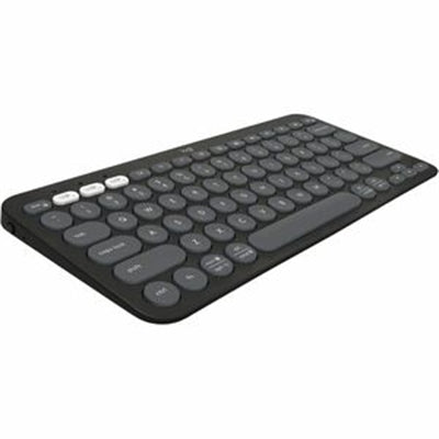 Logitech K380s Pebble Keys 2 Wireless Keyboard in Tonal Graphite - Compact & Stylish Design