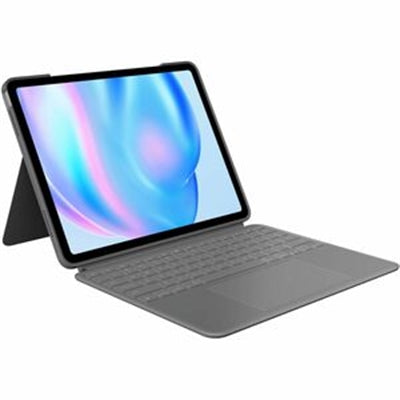 Logitech Core Combo Touch Keyboard Case for iPad Air 13-Inch M2 - Sleek Gray Design
