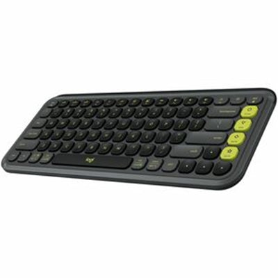 Logitech Core POP Icon Keys - Stylish Graphite & Green Design for Ultimate Typing Experience