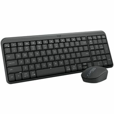 Logitech MK250 Bluetooth Wireless Combo - Compact Numpad Keyboard with Spill-Resistant Design & Ambidextrous Mouse