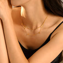 18K Gold-Plated Minimalist Necklace