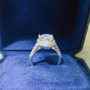 2 Carat Moissanite 925 Sterling Silver Ring