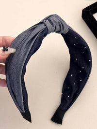 Trendy Knotted Polyester Wide Headband - Comfortable 2 Inch Width, Stylish & Versatile Accessory - Store 42