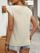 Asymmetrical Short Sleeve Top