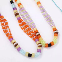 2 Piece Artificial Crystal Bead Necklace