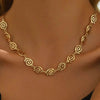18K Gold-Plated Spiral Neclace and Bracelet Jewelry Set - Store 42