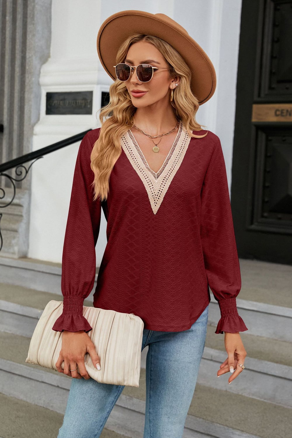 Burgundy / S