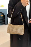 Openwork Crossbody Bag with Removable Strap
