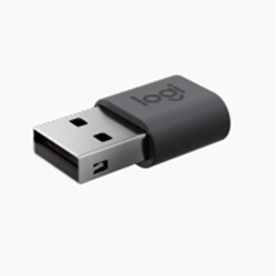 Logitech USB-A to USB-C Adapter for Headsets, Webcams & Keyboards - Graphite Design