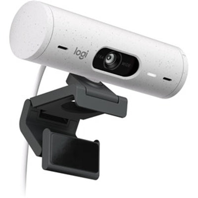 Logitech Brio 505 White Webcam - Premium 1080P HD Video Quality for Streaming and Conferencing