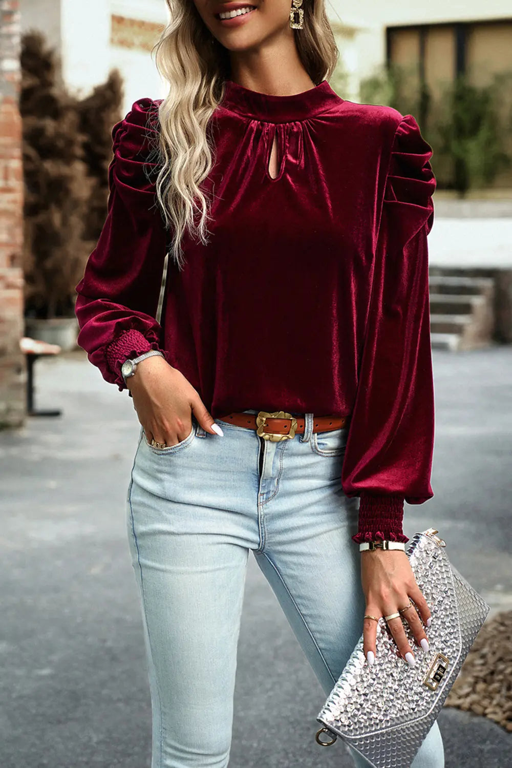 Burgundy / S