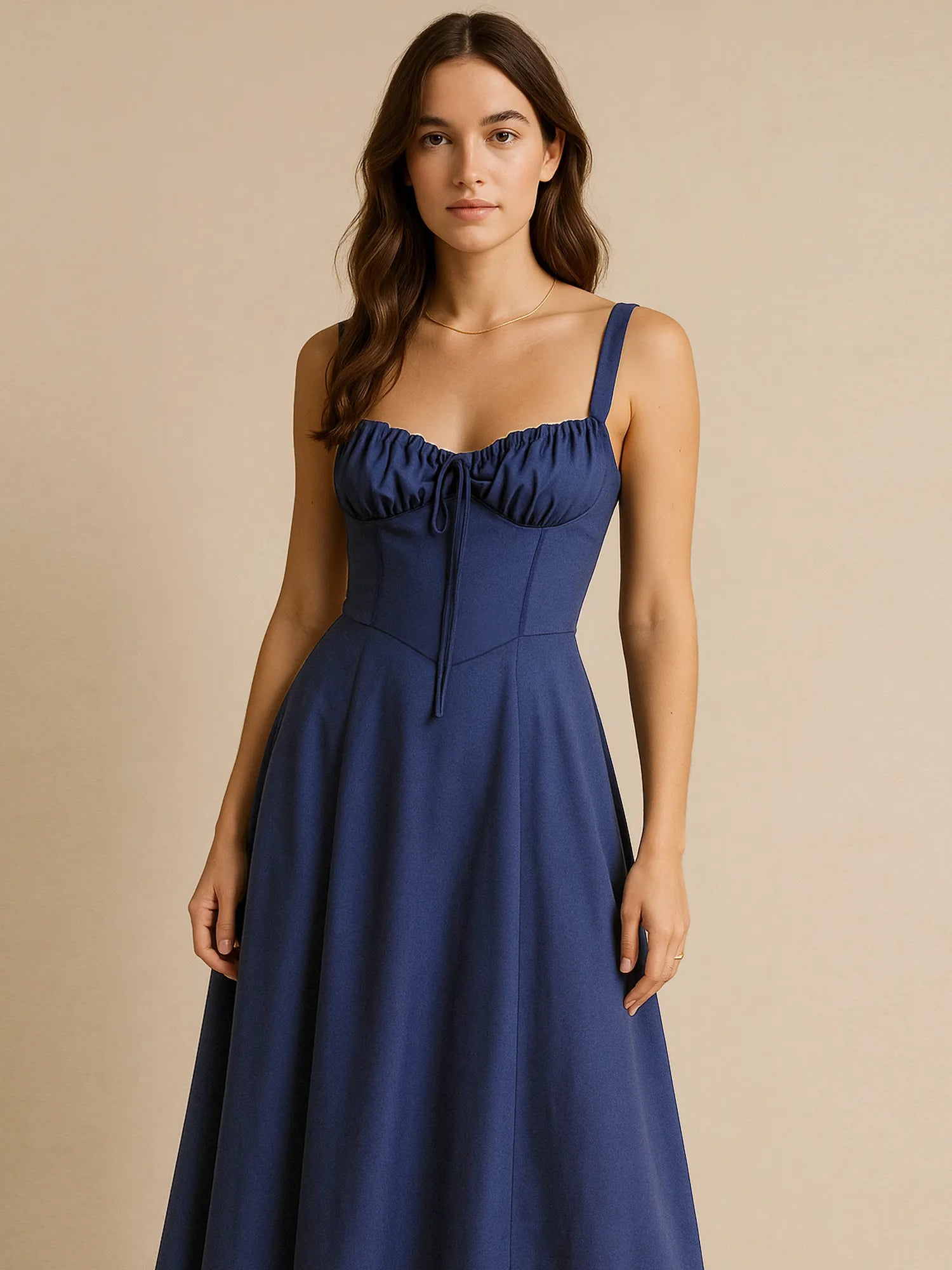 Full Size Slit Sweetheart Neck Cami Dress Plus Size