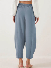Full Size Drawstring Cropped Jogger Pants Plus Size - Store 42
