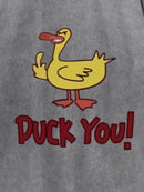 Stylish Duck Graphic Oversized T-Shirt for Comfort - 100% Polyester, Machine Washable - Store 42