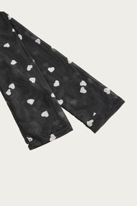 Heart Square Neck Long Sleeve Bodysuit - Store 42