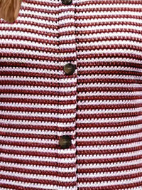 Striped Round Neck Tank Top