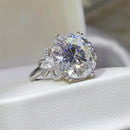 10 Carat Moissanite Ring in 925 Sterling Silver with Certificate and Warranty - Store 42