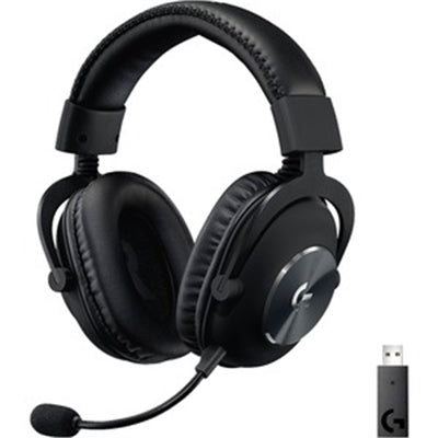 Logitech PRO X Wireless Gaming Headset - LIGHTSPEED, 7.1 Surround Sound, Pro Voice Comms