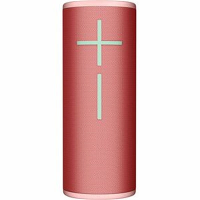 Ultimate Ears MEGABOOM 4 Wireless Bluetooth Speaker - Bold Red Color with Portable Design and Immersive Sound