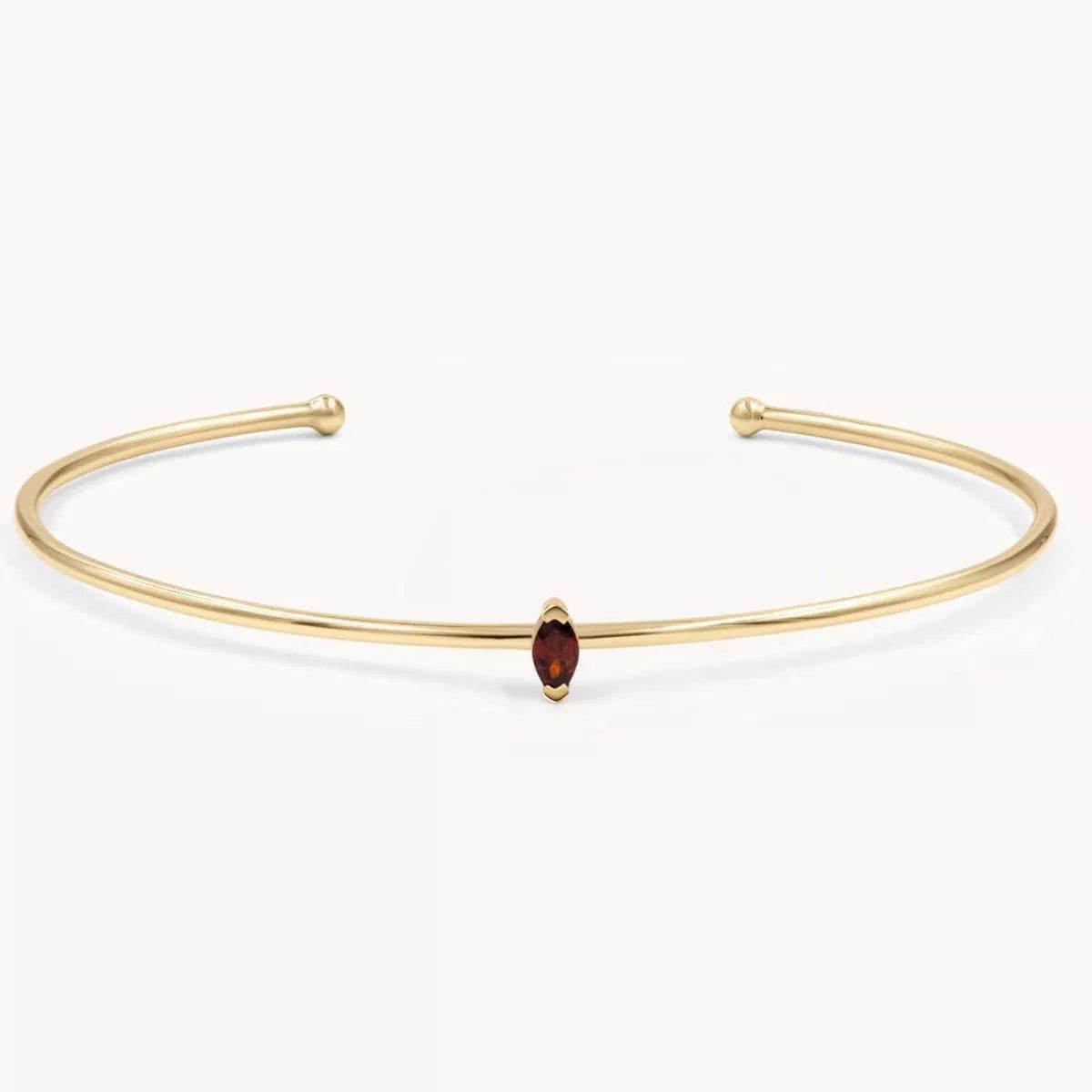 Elegant 18K Gold-Plated Open Cuff Bracelet with Zircon Detail - Stunning Titanium Steel Design