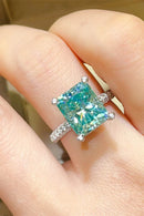 5 Carat Moissanite Ring in 925 Sterling Silver with Platinum Plating - Elegant and Timeless Jewelry - Store 42