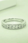 Moissanite 925 Sterling Silver Ring Silver
