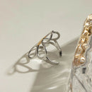 Elegant Two-Tone Daisy Flower Ring with Gold-Toned Center – Floral Inspired Jewelry - Store 42