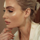 Elegant 18K Gold-Plated Stainless Steel Spiral Earrings - Lightweight Modern Design - Store 42