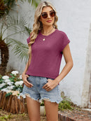 Round Neck Short Sleeve T-Shirt